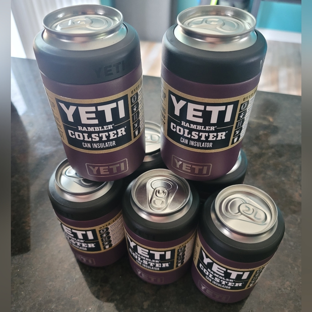 (2)nordic purple 12 oz yeti colster